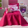 Kit Cobre Leito Paty Pink Dupla Face C/ Almofadas Solteiro 06 Peças - 7
