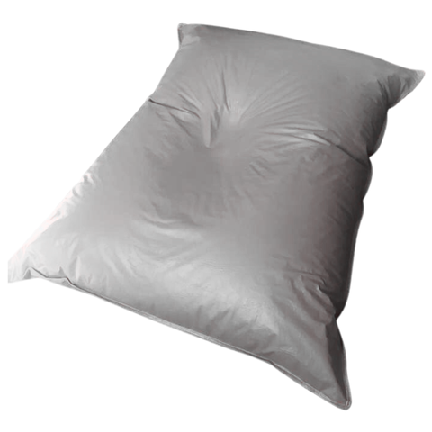 Puff Almofadão Retangular Gigante Eventos Conforto Cheio Casa Quarto - Cinza