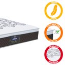 Ver imagem 4 de Colchão Casal GAZIN Molas Ensacadas New York Marrom 138x188x26cm