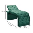Ver imagem 3 de Maca Estofada Estética Cílios Regulável Spa Suede Ana:verde