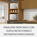 Ver mais imagens de Cozinha 06 Pçs Ripado Nesher Princesa Gourmet 100% Mdf