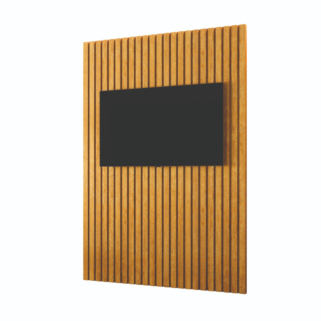 Painel Ripado Parede 02 Módulos Mdf 2,50 X 0,952mt Naturale