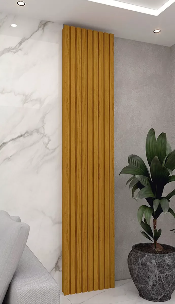 Ver imagem 5 de Painel Ripado Parede 02 Módulos Mdf 2,50 X 0,952mt Naturale