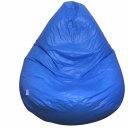 Ver imagem 1 de Puff Pera com Enchimento Decoração Conforto Eventos Almofadão -azul