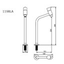 Ver imagem 2 de Torneira Alta Angulada de Mesa Áquila Japi