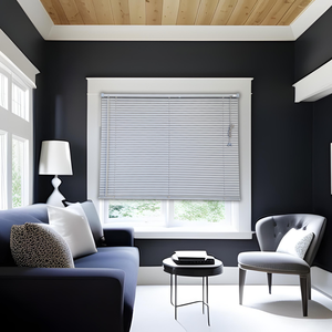 Persiana Horizontal Pvc Block Cinza 60 (l) X 80 (a) Cm Lâminas Alta Cobertura e Kit de Instalação