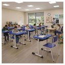 Ver imagem 4 de Conjunto Escolar com Apoio para Livros - (Mesa e Cadeira) - Juvenil 6 a 09 Anos - Realplast - 40999