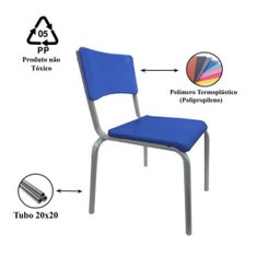 Conjunto Escolar com Apoio para Livros - (Mesa e Cadeira) - Juvenil 6 a 09 Anos - Realplast - 40999 - 4