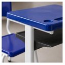 Ver imagem 3 de Conjunto Escolar com Apoio para Livros - (Mesa e Cadeira) - Juvenil 6 a 09 Anos - Realplast - 40999