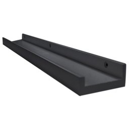 Prateleira Porta Temperos e Condimentos Preto 2 peça - 2