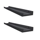 Ver imagem 1 de Prateleira Porta Temperos e Condimentos Preto 2 peça