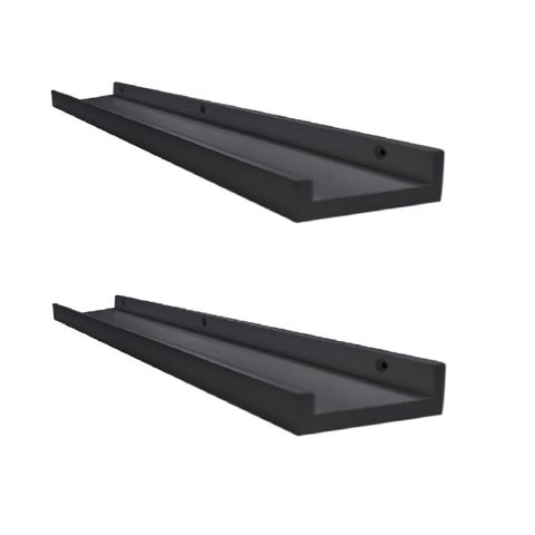 Prateleira Porta Temperos e Condimentos Preto 2 peça