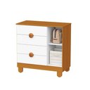 Ver imagem 4 de Cômoda Sapateira Infantil Apolo 4 Gavetas 1 Porta para Bebê