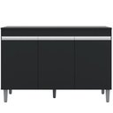 Ver imagem 1 de Gabinete Balcão Mia 3 Portas para Cozinha Preto