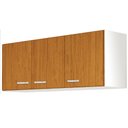 Ver imagem 1 de Armário Aéreo 3 Portas 120cm Evidencia Cor Branco Cinamomo
