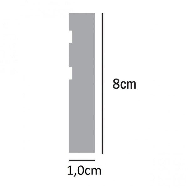 Rodameio/Moldura Eco Flexível Autocolante 10mmx8cm Metro Linear FX805BRA10 Artyflex - 4
