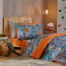 Jogo de Cama Infantil Solteiro 100% Algodão Estampado 3pçs Dino Space Vivaldi Kids - 1