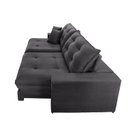 Ver imagem 7 de Sofá Retrátil 3 Lugares 230cm Veludo Belize