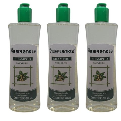 Shampoo Revitalizador Raspa de Juá 300ml Vitalab 3un