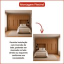 Ver imagem 2 de Guarda Roupa Casal Safira Linear 11 Portas 10 Gavetas MDF Corrediças Telescópicas Cumaru