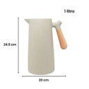 Ver imagem 3 de Garrafa Termica C/cabo de Madeira New Nordica Menta 1l Wolff