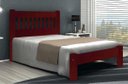 Ver imagem 1 de Cama Queen Size Pérola de Madeira Maciça Tauari - Cor Mogno