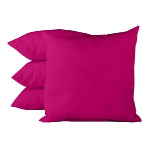 Almofáda Cheia para Sofá Cor Lisa a Sua Escolha 60 x 60 cm - 1Unidade - Fúcsia - Liso