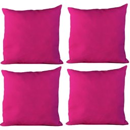 Almofáda Cheia para Sofá Cor Lisa a Sua Escolha 60 x 60 cm - 1Unidade - Fúcsia - Liso - 2