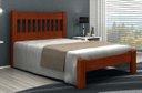Ver imagem 1 de Cama Queen Size Pérola de Madeira Maciça Tauari - Cor Castanho