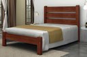 Ver imagem 1 de Cama de Casal Maiorca de Madeira Maciça Tauari - Cor Castanho