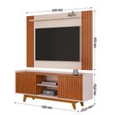 Ver mais imagens de Painel Trend com Rack Bancada Flat Dj Móveis para Tvs de até 65 Polegadas