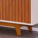Ver imagem 3 de Painel Trend com Rack Bancada Flat Dj Móveis para Tvs de até 65 Polegadas