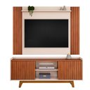 Ver imagem 7 de Painel Trend com Rack Bancada Flat Dj Móveis para Tvs de até 65 Polegadas