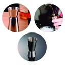 Ver imagem 4 de Kit 2 Dosador Duplo Inox Medidor Bebida Drink Bar 25/50ml