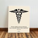 Ver imagem 5 de Kit 3 Quadro Decorativo Medicina Minimalista Consultório 28x20cm