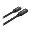 Ver imagem 1 de Cabo Extensor Usb-c Macho/fêmea - 10 Metros - Preto - Comtac - 28129422