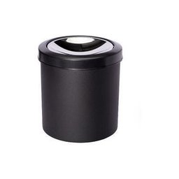 Lixeira Banheiro/ pia Tampa Basculante Inox Cesto 5l Escritório - 1