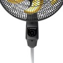 Ver imagem 3 de Ventilador de Coluna Mallory Chronos com Controle Remoto e Painel Touch Preto e Dourado 40cm - 127v