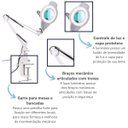Ver imagem 6 de Lupa Luminaria Estetica Dentista Salao Cosmetologia Profissional Led Zoom Limpeza de Pele Flexivel G