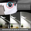 Ver imagem 4 de Lupa Luminaria Estetica Dentista Salao Cosmetologia Profissional Led Zoom Limpeza de Pele Flexivel G