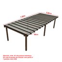 Ver imagem 2 de Cobertura Policarbonato Alveolar 7,00m x 3,00m - Cristal 4mm