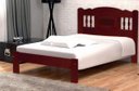 Ver imagem 1 de Cama Queen Size Bella de Madeira Maciça Tauari - Cor Mogno