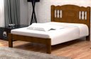 Ver imagem 1 de Cama Queen Size Bella de Madeira Maciça Tauari - Cor Imbuia