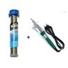 Kit Solda best tubo 183-M 10 + Ferro solda 60w 110V Brasfort - 1