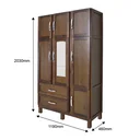 Ver imagem 3 de Guarda-Roupa Solteiro 7 Portas 2 Gavetas Fortaleza