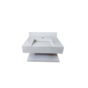 Bancada Porcelanato C/prateleira 65x35 Branco