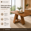 Ver imagem 5 de Mesa Retangular de Cozinha e Sala de Jantar 120cm 4 Lugares