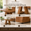 Ver imagem 2 de Mesa Retangular de Cozinha e Sala de Jantar 120cm 4 Lugares
