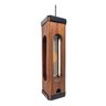 Luminária Pendente Indiana Moderno em Madeira com Lâmpada T30 - 4