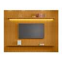 Ver imagem 2 de Painel Ripado Roma com LED Cinamomo